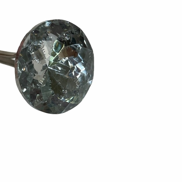 21 Crystal Glass Prong Buttons Decoration Tacks - Picture 7 of 11